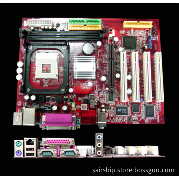 computer motherboard Intel 845PE-478 pin with lan